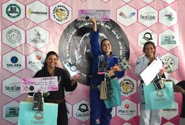 Arapiraquense é a grande vencedora em competição de Jiu-Jitsu, em Maceió