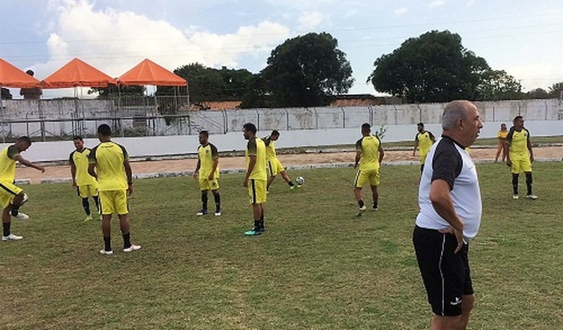 Em Bragança, ASA treina para estreia na Copa do Brasil contra o Bragantino