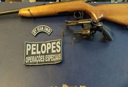 Após denúncias, militares apreendem duas armas de fogo em Povoado de Jacuípe