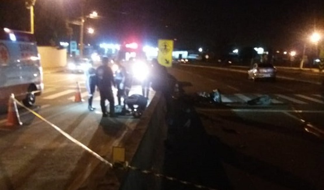 Na contramão, motociclista morre após ser atingido por carro em trecho da AL-110, em Arapiraca