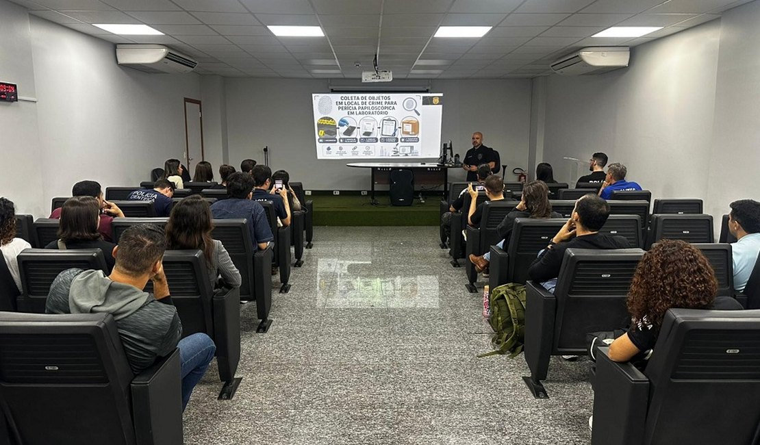 Papiloscopista da Polícia Científica de Alagoas participa de capacitação nacional em técnicas laboratoriais de identificação humana