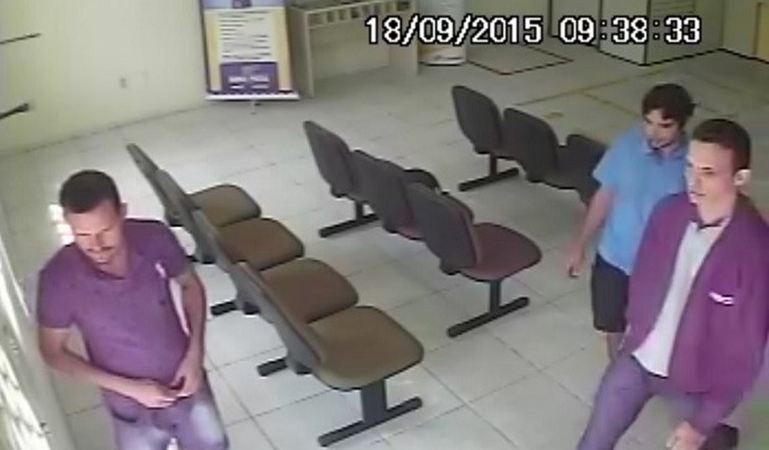 PF divulga imagens de suspeitos de assaltar agência dos Correios em AL
