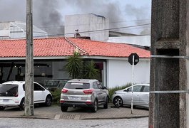 Clínica em Maceió é atingida por princípio de incêndio após curto-circuito