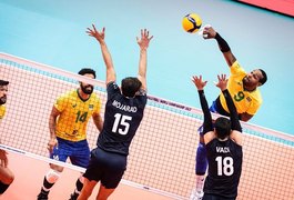 Brasil vence Irã e encara Argentina na semifinal do Mundial de vôlei