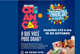 Grupo cultural de Arapiraca arrecada brinquedos e guloseimas para o Dia das Crianças