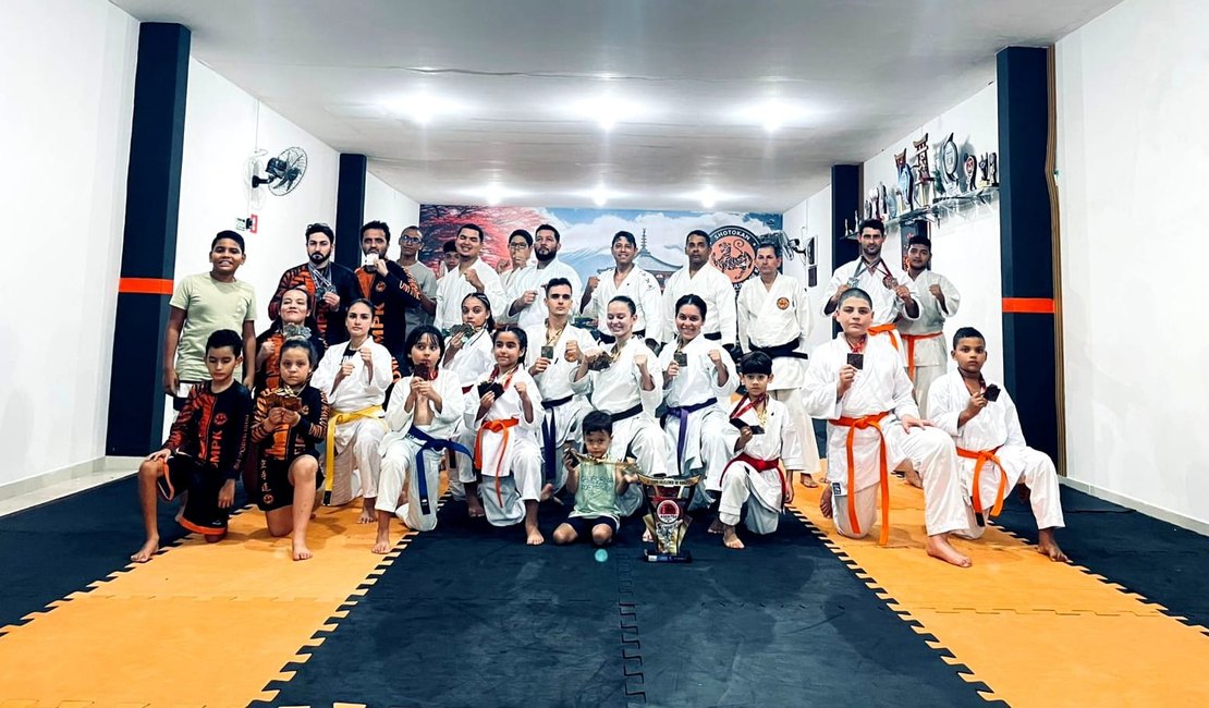Dojo Marcos Paulino brilha na Copa Vilelense de Karatê em Teotônio Vilela