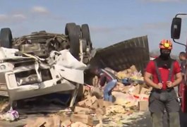 Cinco pessoas morrem em acidente em rodovia no interior da Paraíba