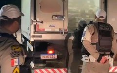 Apreensão de carga na BR 401 em Alagoas