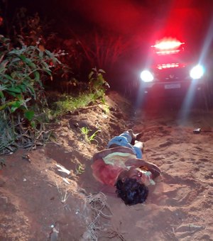 Homem com perfurações de arma branca é encontrado ensanguentado na zona rural de Arapiraca