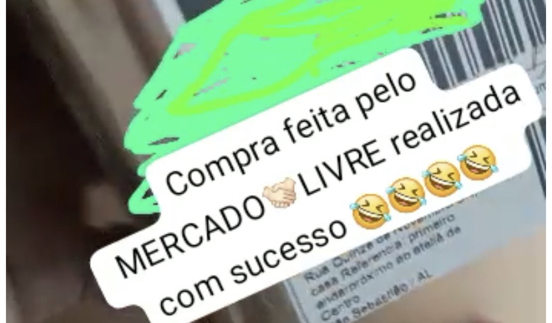 Vídeo. Alagoana faz compra pela internet no Mercado Livre e recebe caixa vazia