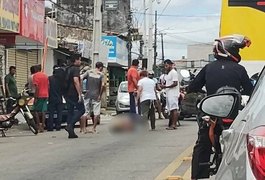 Idosa morre após ser atropelada na capital alagoana