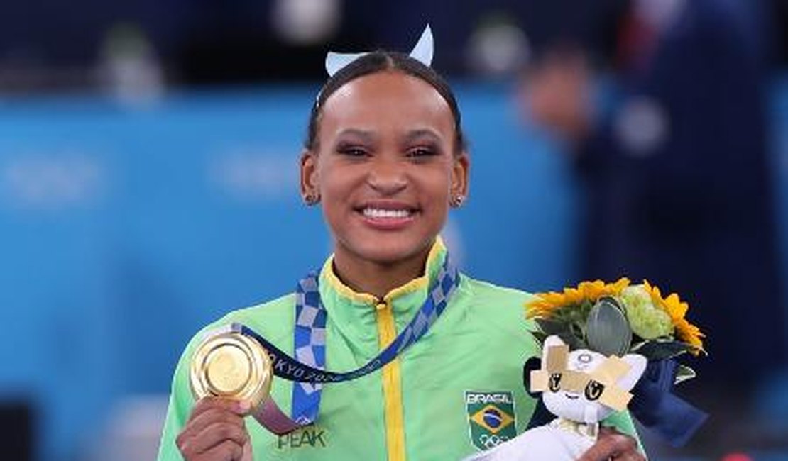 E ouro! Rebeca Andrade conquista mais uma medalha da ginástica para o Brasil
