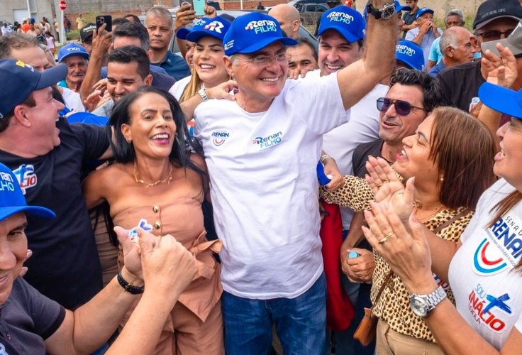 Renan Calheiros lidera disputa ao Senado no primeiro e segundo votos, aponta Falpe