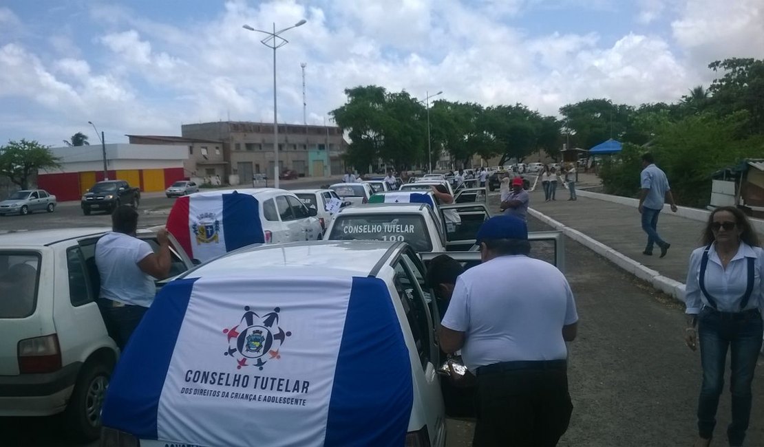 Conselhos tutelares de todo o estado se reúnem em missa e carreata para cobrar segurança