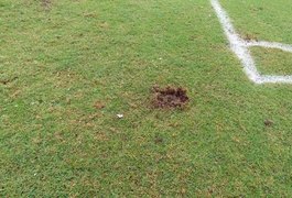 Vândalos invadem treino do ASA e disparam rojão em direção ao gramado