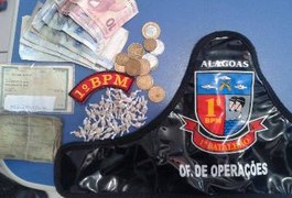 Polícia Militar prende gestante com 46 pedras de crack