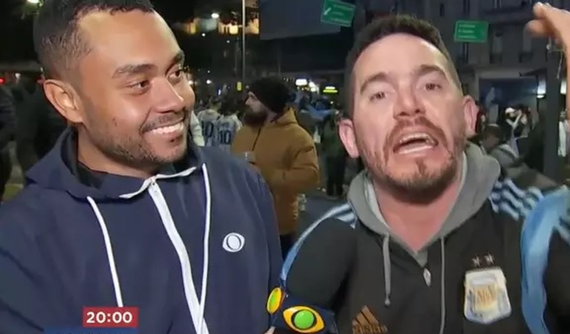 Repórter da Band é vítima de racismo em frente às câmeras na Argentina