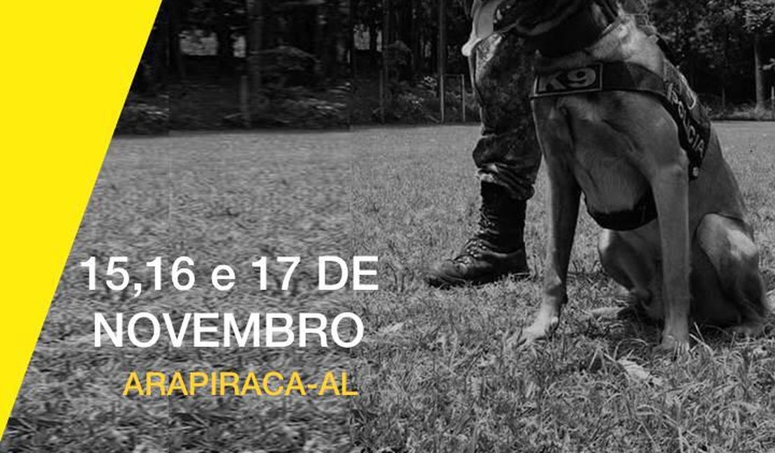 1ª edição do Seminário para adestramento de cães acontece no próximo final de semana em Arapiraca