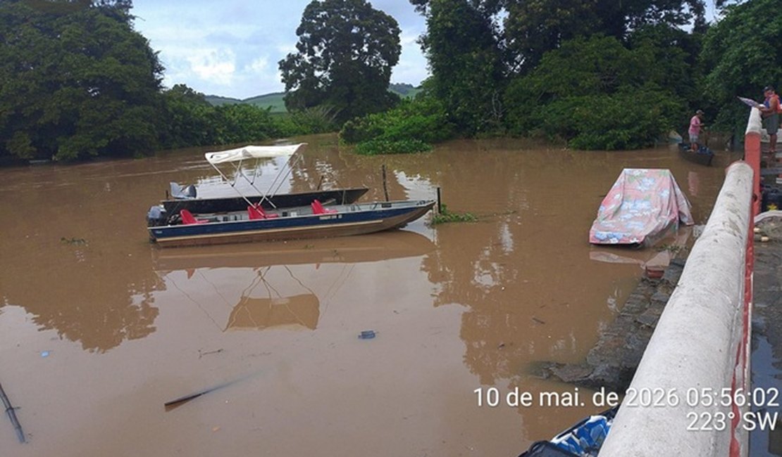 Governo de Alagoas mantém alerta vermelho e monitora rios após fortes chuvas
