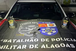 PM apreende 32 armas de fogo e quase 25 quilos de drogas na última semana em Alagoas