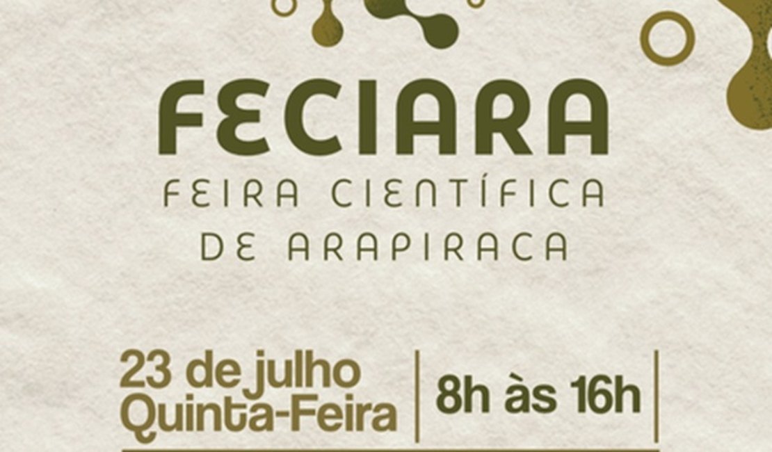 Arapiraca promove 1ª Feira Científica da Rede Municipal de Ensino nesta quinta-feira (23)