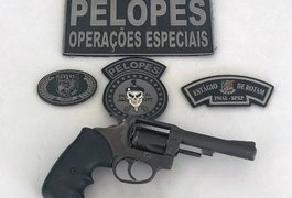 Adolescente de 17 anos é apreendido com arma de fogo no bairro Manoel Teles, em Arapiraca