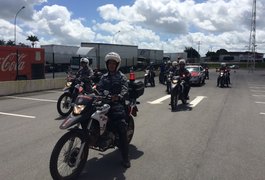 Policiais do 3º BPM recebem treinamento de escolta de autoridade, em Arapiraca
