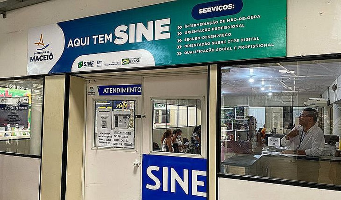 Sine Maceió oferece 405 vagas de emprego; 100 cargos são para contratação imediata