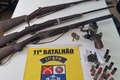 Homem é preso pela Polícia Militar com armas e munições no interior de Alagoas