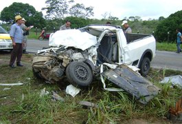 Grave acidente deixa um morto e dois feridos na AL-220