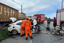 Taxista morre após grave acidente com caminhão em rodovia de Alagoas