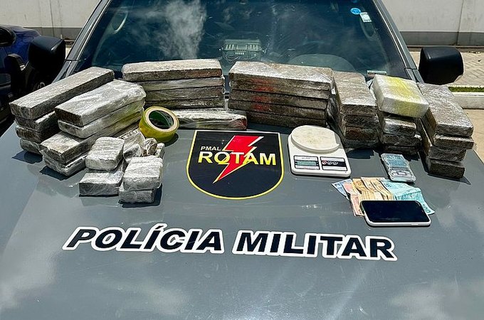 Ação policial prende dono de açougue com 28 quilos, em Alagoas