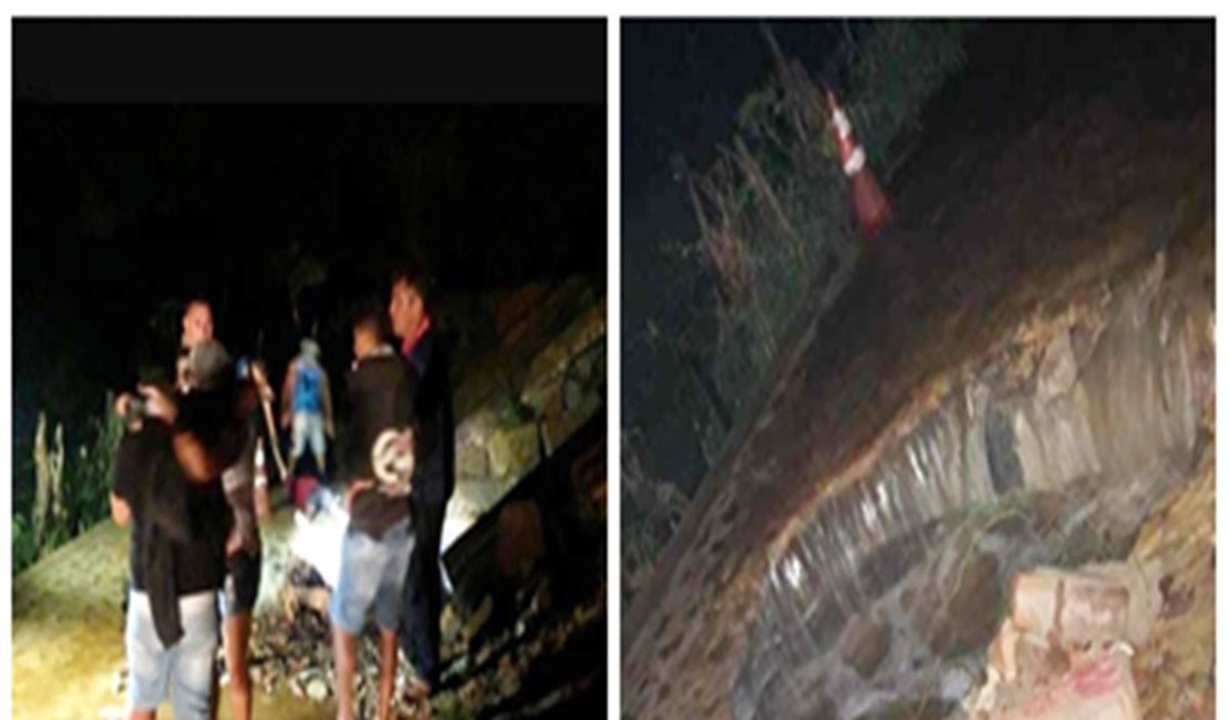 Idoso morre após cair de moto em buraco causado pela chuva, no Sertão alagoano