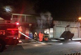 VÍDEO. Incêndio de grandes proporções destrói loja de peças para veículos em Arapiraca