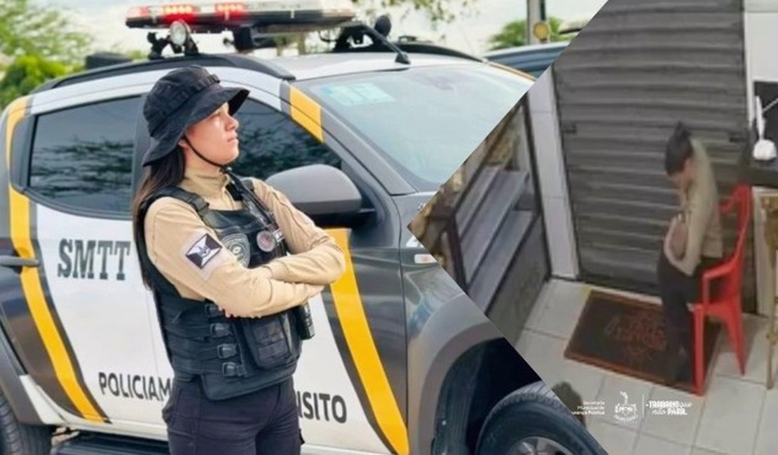 Agente de trânsito é homenageada após acolher e amamentar bebê durante ocorrência