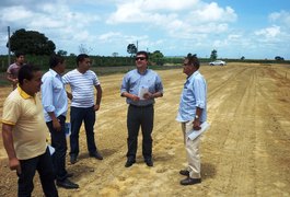 Presidente do ASA recebe imprensa nas obras do Centro de Treinamento