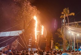 Show de ﻿reveillon do Café de La Musique Maceió é cancelado após incêndio no palco