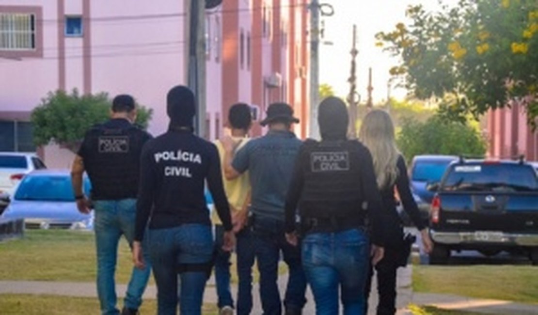 Megaoperação com 140 policiais civis cumpre diversos mandados contra roubo em Alagoas