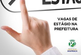 Prefeitura de Arapiraca oferta vagas de estágio com bolsa