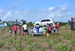 Capotamento deixa quatro feridos em Marechal Deodoro