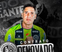 ASA anuncia renovação de goleiro para temporada 2024