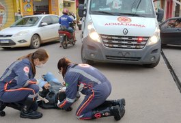 Acidente entre motos deixa feridos no bairro Ouro Preto, em Arapiraca