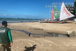 IMA autua BRK por lançamento de efluente in natura na Praia de Ponta Verde