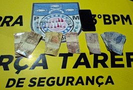 Homem é preso por tráfico em Arapiraca e diz que vendia drogas para sustentar o filho