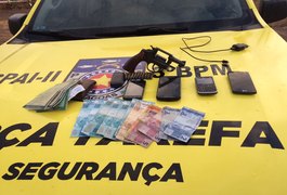 Homem é detido com arma de fogo durante cumprimento de mandado judicial