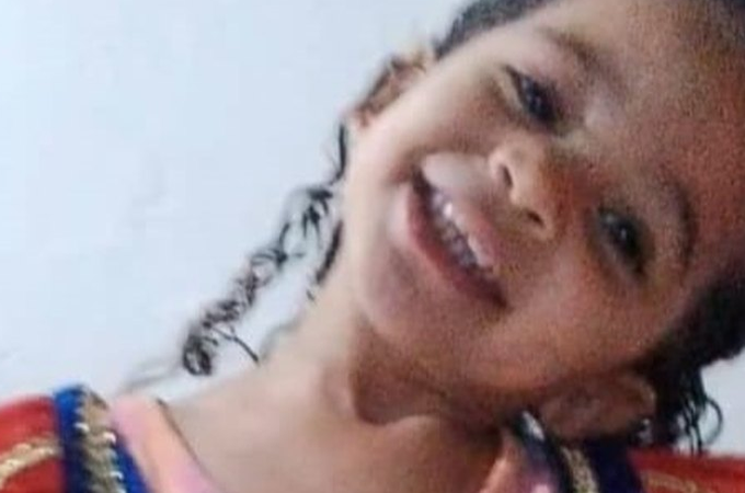 Veja a identidade da menina de três anos que morreu após ter sido baleada em casa, em Maceió