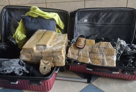Passageira é presa com 22 kg de maconha em bagagem no Aeroporto Zumbi dos Palmares