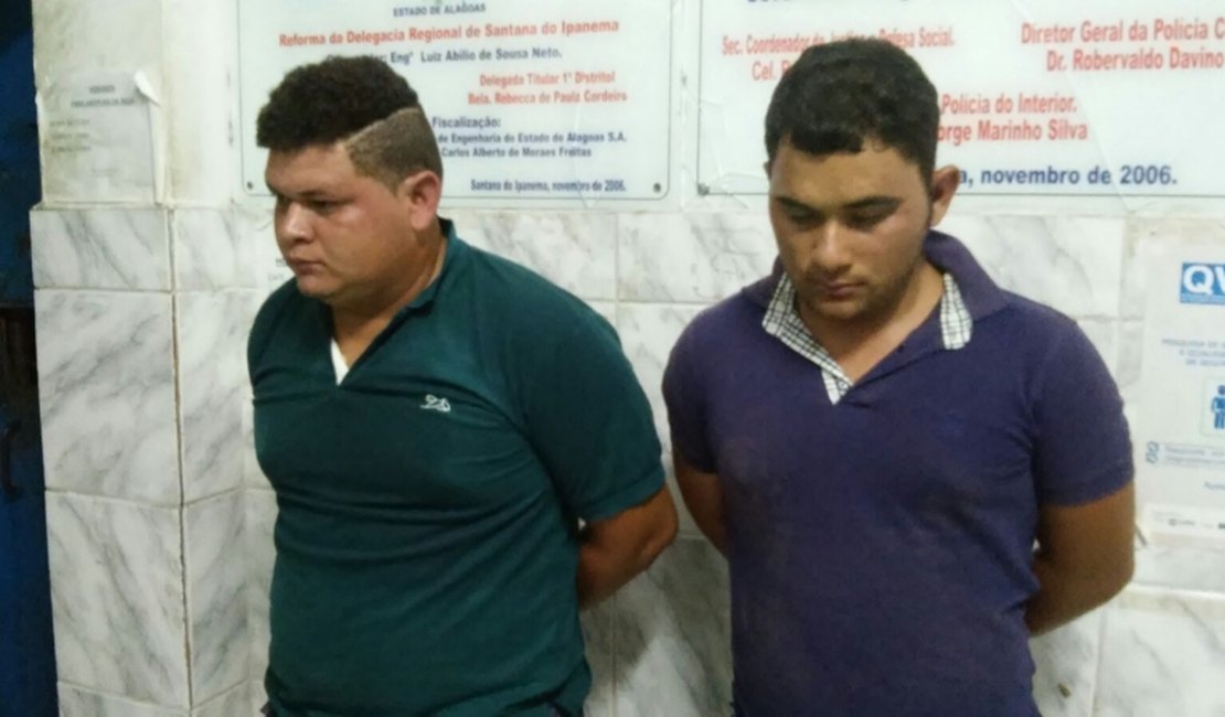 PM prende dupla logo após homicídio em Santana do Ipanema