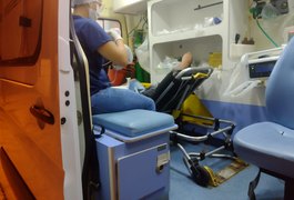 Motociclista sofre acidente ao passar em quebra-molas na AL 115, em Arapiraca