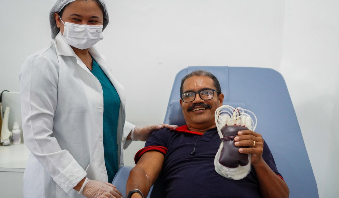 Hemoal realiza coleta externa de sangue em colégio de Maceió nesta quarta-feira (22)